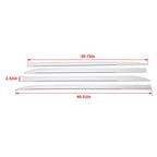 4 Pcs Outside Door Body Side ABS Molding Chrome Trim for Toyota Sienna 2011 2020