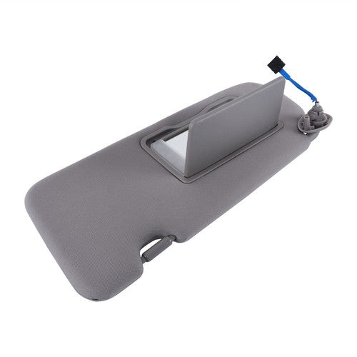 Gray Plastic Driver Side Sunvisor With Lights And Mirror For 17-22 Honda CR-V