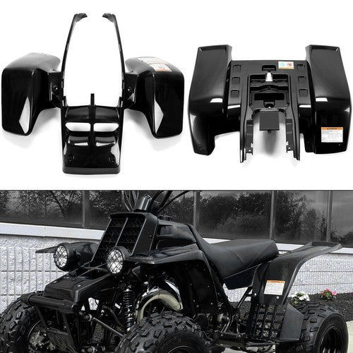 Front Rear Fender Plastic Body for 1987 2006 Yamaha Banshee 350 YFZ350 Black