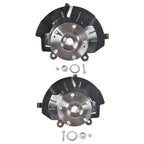 2PCS Front Loaded Steering Knuckle & Wheel Bearing Hub For Kia Soul 2014-2016