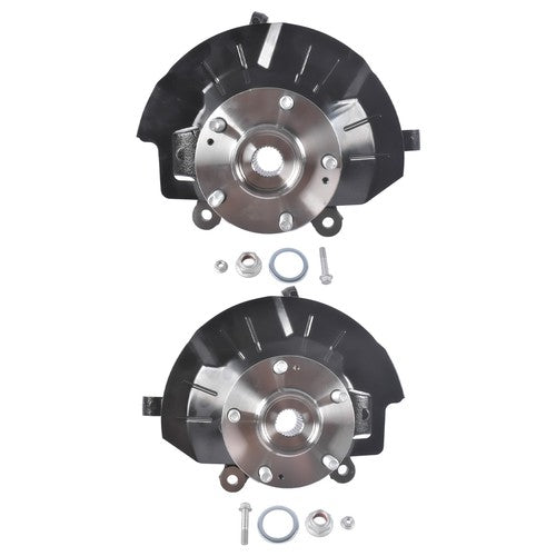 2PCS Front Loaded Steering Knuckle & Wheel Bearing Hub For Kia Soul 2014-2016