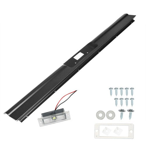 Rear Roll Pan w/ License Plate Part Fleetside Fit For Chevrolet 1967-1972  C10