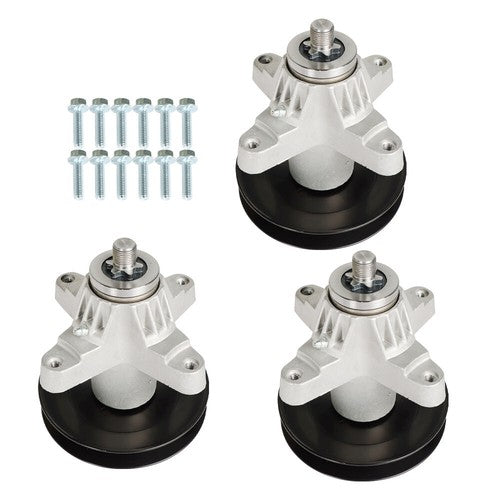 3 Pack Spindle Assembly For Cub Cadet 618-04125 918-0412 618-04125A 918-04125B