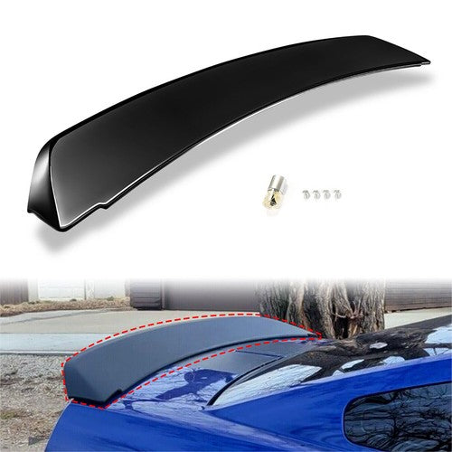 Ducktail Style Rear Trunk Spoiler Wing Black For 2005 2009 Ford Mustang GT500