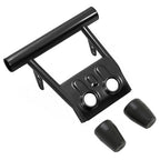 Black Front Bumper Guard and Rubber End Caps for Yamaha Banshee 1987 2006