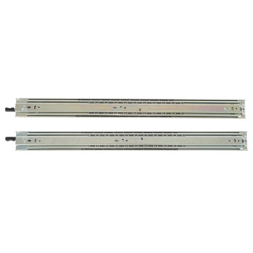 1 Pair of Locking Drawer Slides 24" Full Extension & Lock 150lbs Capacity