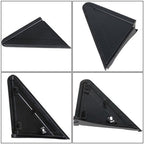 For Grand Caravan 2008-20 Mirror Flag Applique Plastic Right Side Black
