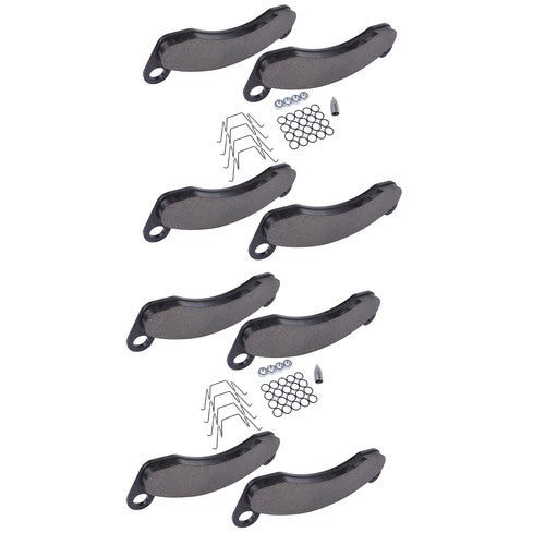 8 BRAKE PAD KIT 10K-12K AXLE FOR K71-180-00 DEXTER CALIPER 2WHEELS Semi-Metallic
