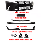 Bumper Grill Lip Fog Light Conversion for Lexus IS250 IS350 06-13 21+ F Sport