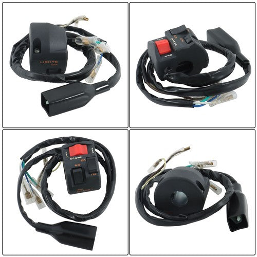 For Honda ATC 350X 1986 SWITCH KILL/LIGHT/HI/LOW/ON/OFF Black