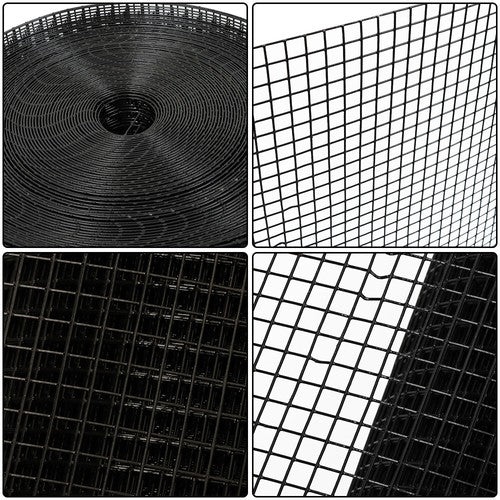 48in*100FT1/2In Hardware Cloth Chicken Wire Fence Vinyl Coated Welded Mesh New