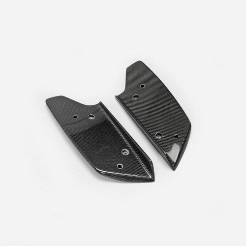 Pair Rear Bumper Lip Spoiler Splitter Diffuser CF for 08-16 Nissan GTR R35