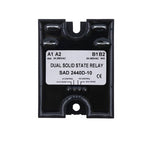 D2440D-10 Dual Solid State Relay Random Turn On SSR 4 15 VDC Input 280VAC 40A