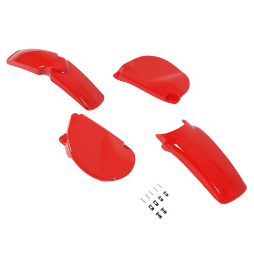 Plastic Kit Front Rear Fender Side Panels for 1977-1982 Honda XR75 XR80
