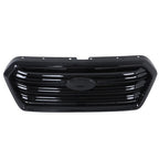 For Subaru Ascent 2019-2022 Gloss Black Plastic Front Upper Center Mesh Grille