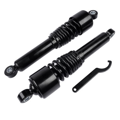 Black 13in Heavy Duty Rear Shocks For Harley Road King Touring Street Tour Glide