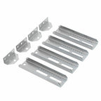 8 Pcs 10 Inch Tall Galvanized Boat Trailer Vertical Bunk Board Brackets Bolster