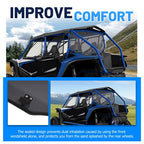 Smoke Rear Windshield Back Window for Honda 2020 2021 2022 2023 Talon 1000X-4