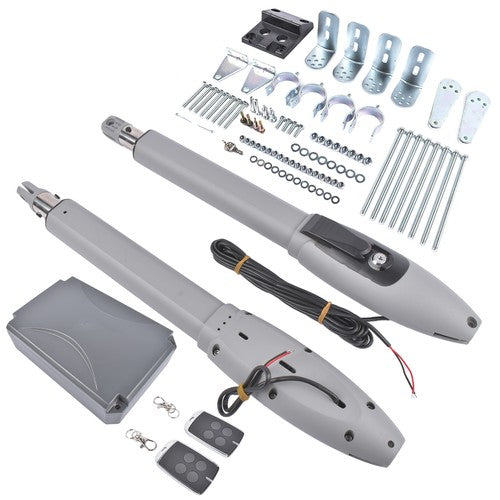 Automatic Dual Swing Gate Opener Kit Remote Control For Doors up to 300kg*2 110V