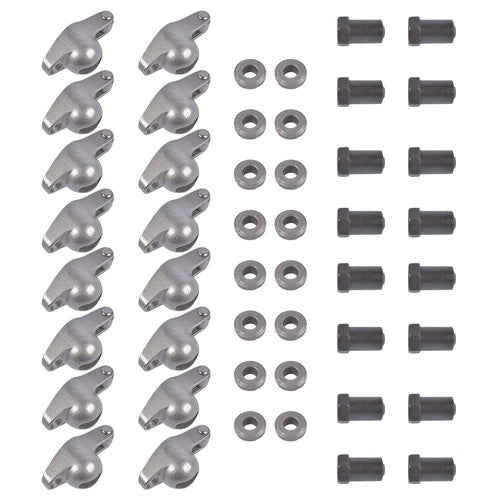 Steel Roller Tip Rocker Arms Set for Small Block Chevy 350 1.5 Ratio 3/8" Stud