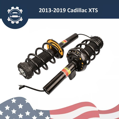 Pair Front Shock Absorber Assys 19300063 for 13-19 Cadillac XTS 3.6L w/ Electric
