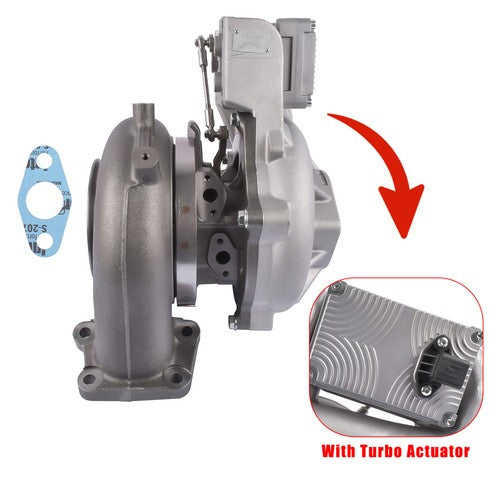 Turbocharger w/ Turbo Actuator for Silverado Sierra 2500 3500 HD 6.6L V8 2017-21
