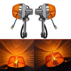 For Honda CT70 CT90 XL100 CB350 CM400 CB450 CB750 Turn Signal Light 8mm 12V Pair