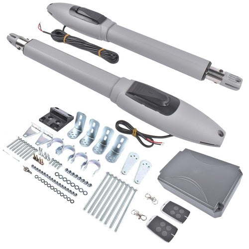 Automatic Dual Swing Gate Opener Kit Remote Control For Doors up to 300kg*2 110V