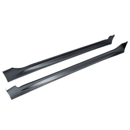 PP Mugen RR Style Side Skirts for Honda Civic Sedan 8th Gen 2006-2011 ABS Black