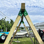1 2 3 A Frame For Swing Set With All Hardware 2 Brackets