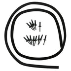Fit For 08-22 Dodge Challenger Front Bumper Hood Weatherstrip Seal With Rivets