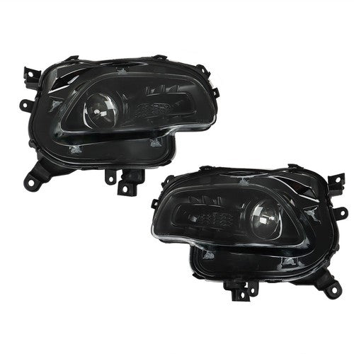 Driver + Passenger Pair Headlights Fit For Jeep Cherokee 2014-2018 Headlamps