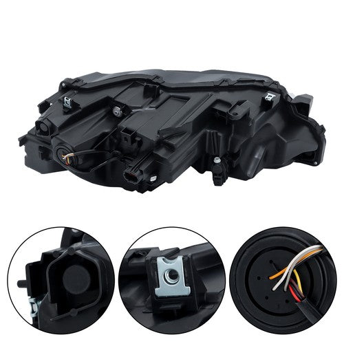 Left/Driver Side Headlight Assembly For Nissan Rogue S 2021-23 Headlamp Full LED
