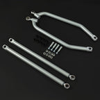 High Clearance Radius Rods Bars 4 Pieces with Hardware for Polaris Rzr 1000 Xp Eps 15-17