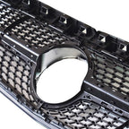 Front Bumper Grille Plastic Black Fit For 2013-2016 Mercedes Benz W117 CLA250