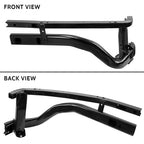 2 Pieces Black Radiator Support Driver Passenger Side for Ram 1500 2500 2011 2018