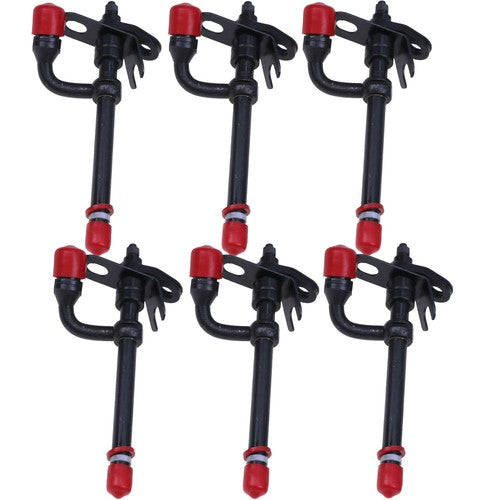 6X Fuel Injector RE48786 RE44508 for John Deere 4045 4045T Engine 110 120 230LC