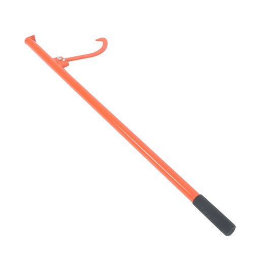 Red With Rubber Handle 58" Log Roller Tool Lifter Felled Cant Hook Logging Tool