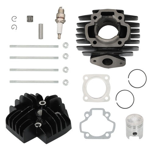 50cc Engine Piston Cylinder Head Top End Kit For 1979-2009 Yamaha PW50