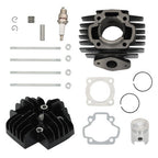 50cc Engine Piston Cylinder Head Top End Kit For 1979-2009 Yamaha PW50