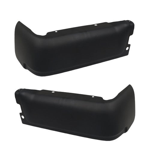 Rear Bumper Ends For Ford F150 2009-2014 Primered Steel Set Black Pair LH RH