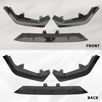 Front Bumper Spoiler Lip Splitter Carbon Fiber Print For 2022-2024 Honda Civic