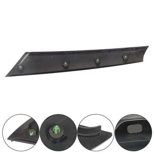 Black Front Left Side Windshield Post Trim For Mini Cooper 2007-2015 R55 R56 R57