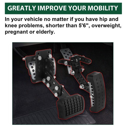 Universal Gas and Brake Pedal Extenders for Cars,Go Kart,Ride on Toys Adjustable
