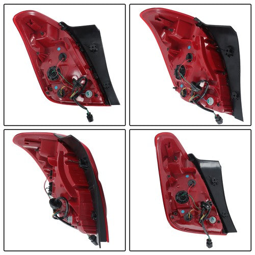 Chrome Housing For Chevy Trax 2017-2022 LED Passenger/Right Tail Light Red&Clear