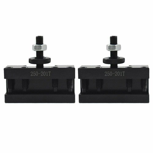 BXA 250-222 New Wedge Type Tool Post For Lathe 10 - 15" With 7PC Tool Holders