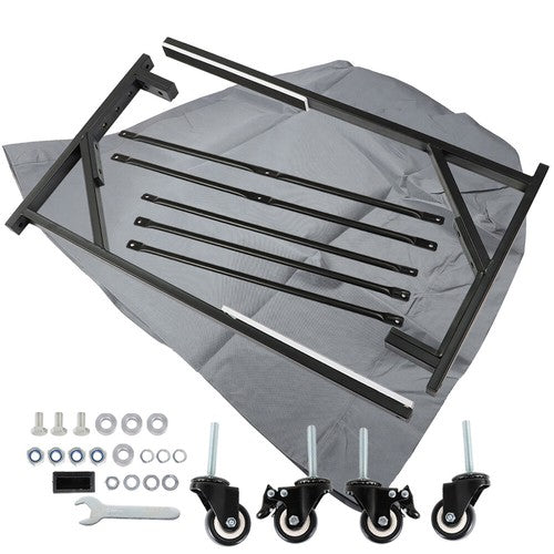Hard Top Carrier Rack Storage Cart Holder Stand & Cover For Mercedes-Benz 380SLC