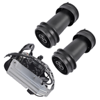 3PCS Rear Air Suspension Air Springs Compressor For 13-19 Cadillac XTS 3.6L V6
