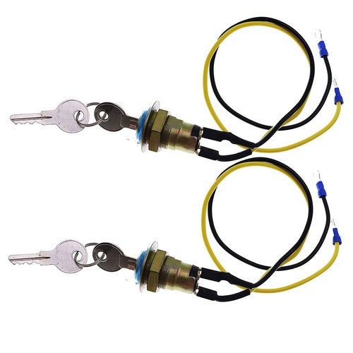 2X Ignition Switch W/ 2 Keys 8N3679C For Ford NAA NAB 2N 8N 9N 501 600 700 800