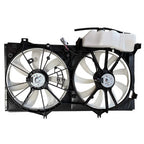 Fit 2012-2017 Toyota Camry Dual Radiator and Cooling Condenser Fan w/Kettle